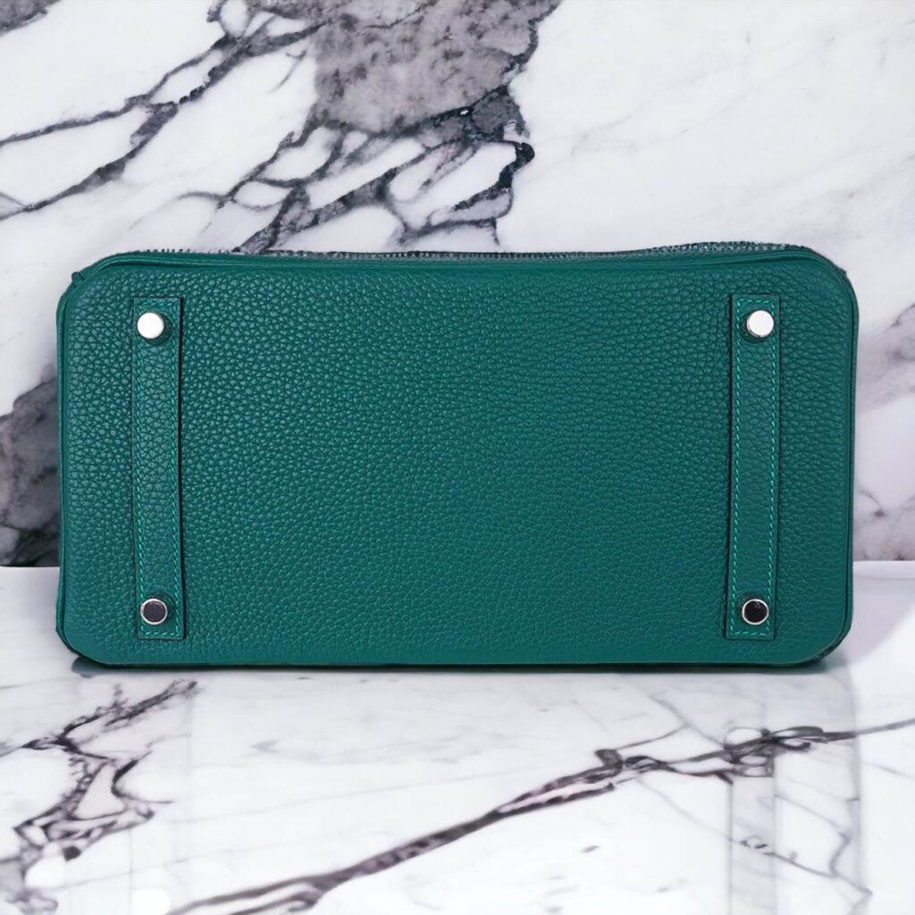 Hermes Birkin Bag 30 Malachite Palladium Hardware