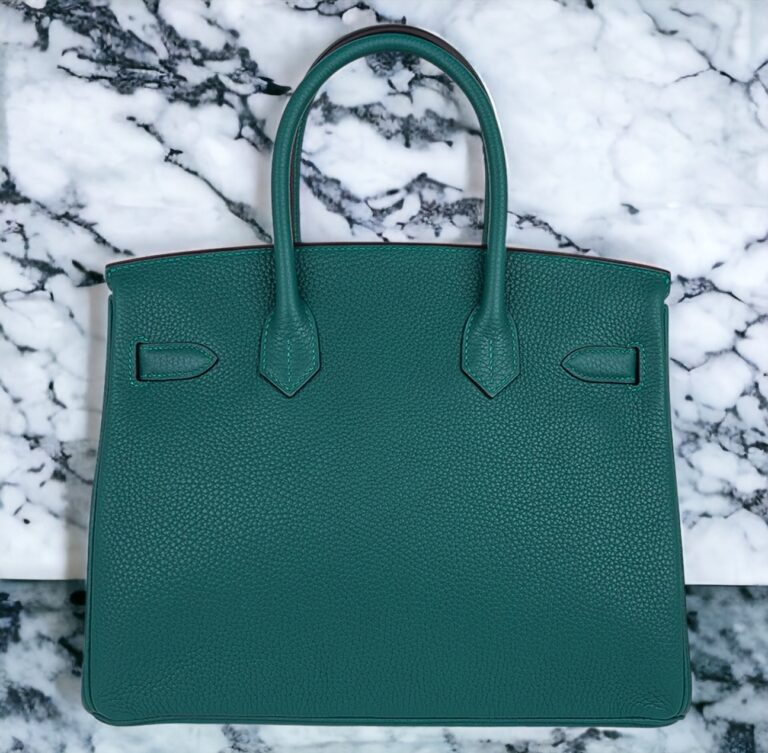 Hermes Birkin Bag 30 Malachite Palladium Hardware