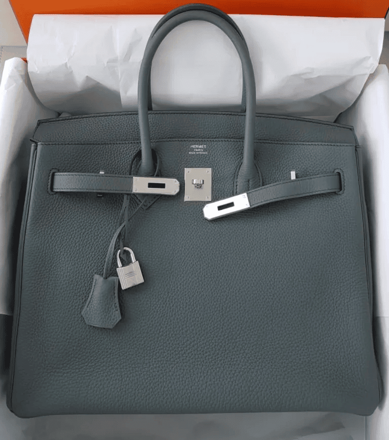 HERMES Togo BIRKIN 35 Vert Amande 1293187