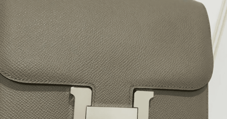 Hermès Constance 18 Gris Asphalt Epsom Palladium