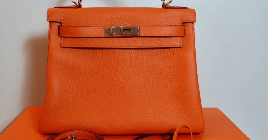Hermes Kelly Bag 28 Orange Togo Gold Hardware
