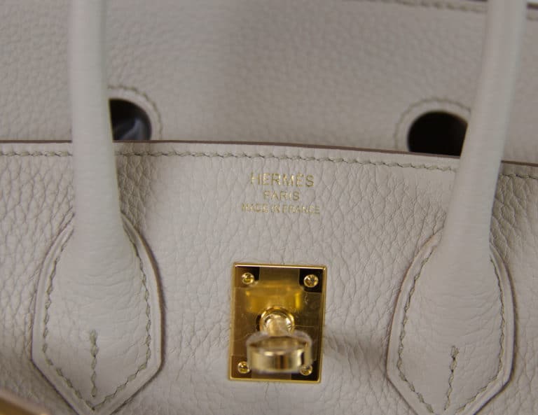 Hermès Birkin Bag 25 Beton Togo Gold Hardware