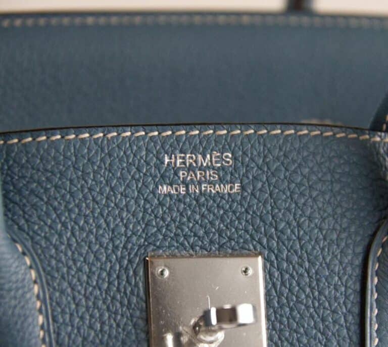 Hermès Birkin Bag 35 Bleu Jean Togo Palladium Hardware