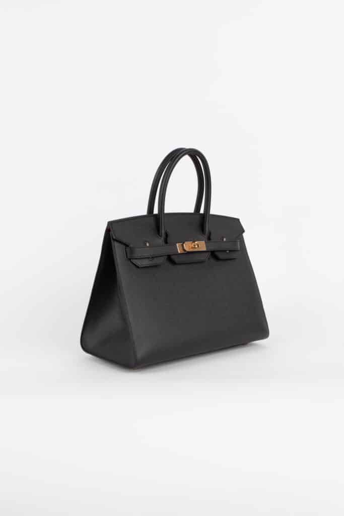 Hermès Birkin Bag HSS Sellier Black Rouge Epsom Gold Hardware