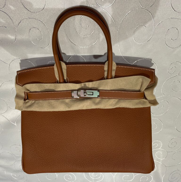 Hermès Birkin 30 Gold Togo Palladium Hardware