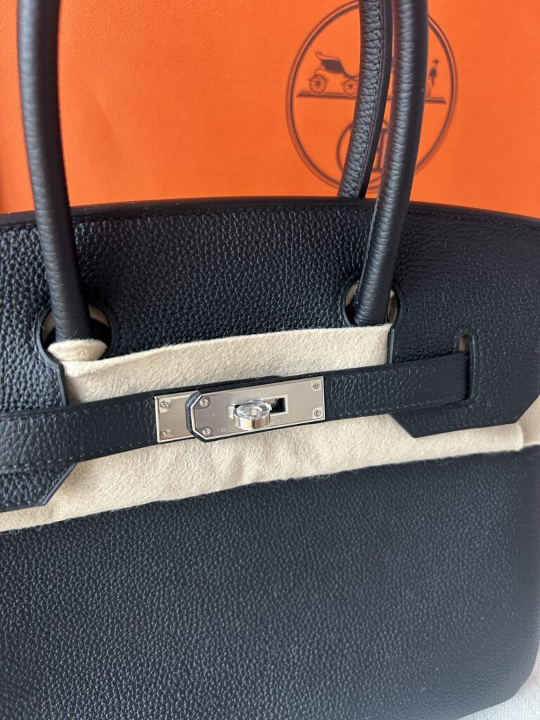 Hermès Birkin 30 Togo Noir Palladium Hardware – Produktfoto 2