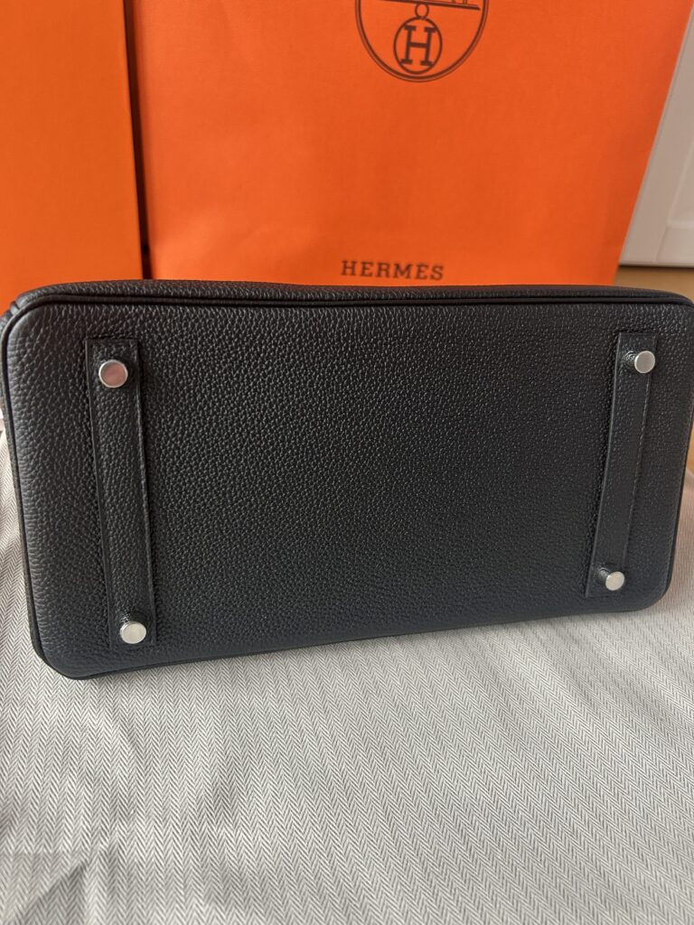 Hermès Birkin 30 Togo Noir Palladium Hardware – Produktfoto 4