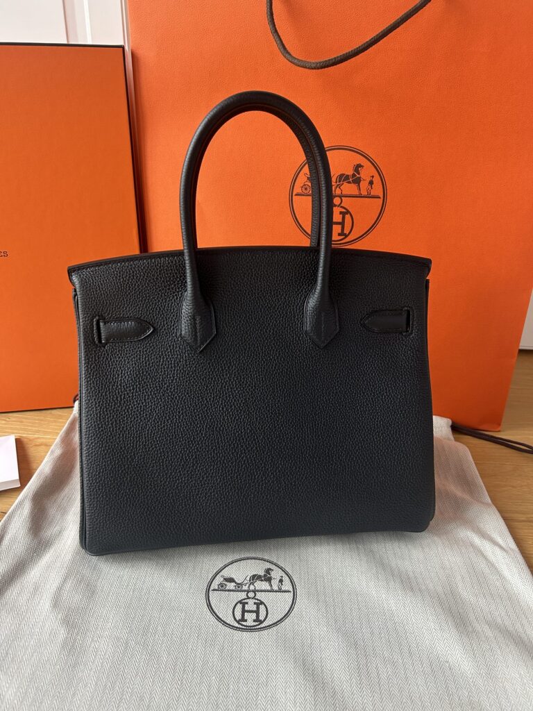 Hermès Birkin 30 Togo Noir Palladium Hardware – Produktfoto 6