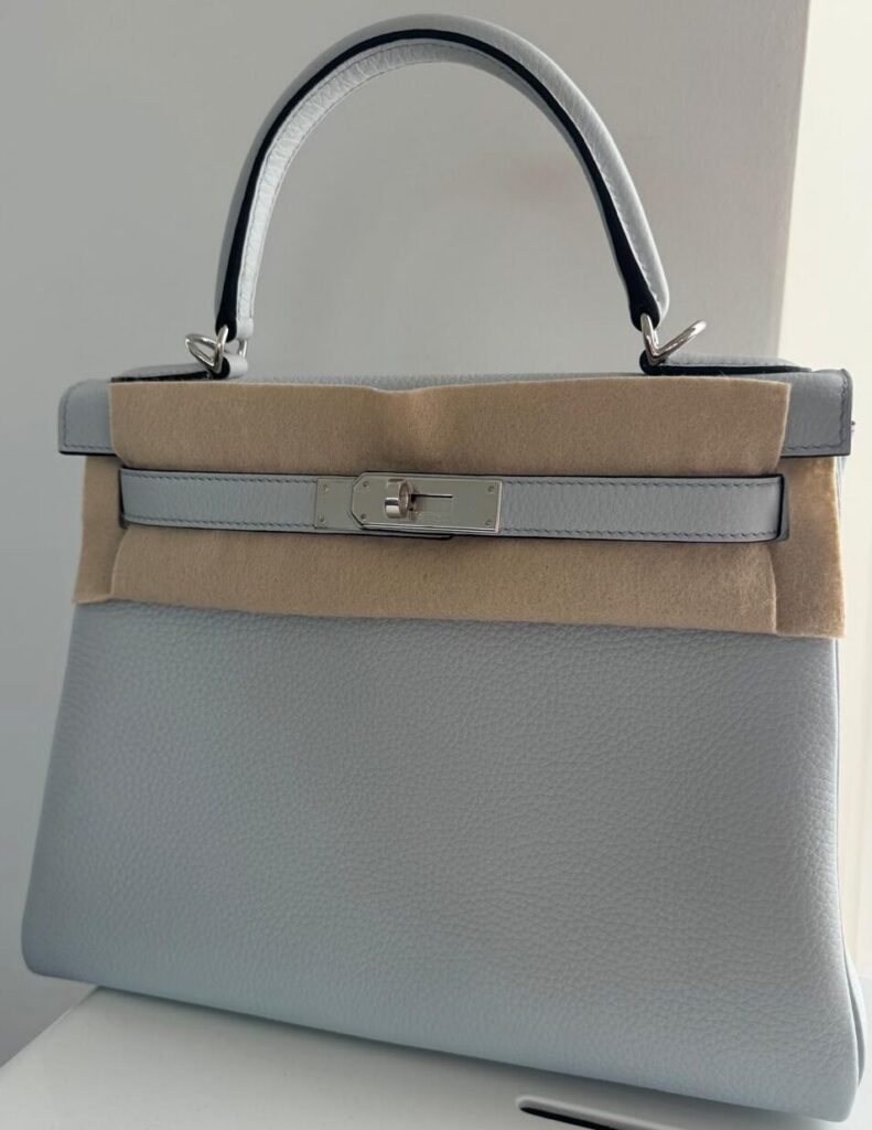 Hermès Kelly 28 Madame Etoupe Gold Hardware – Produktfoto 4
