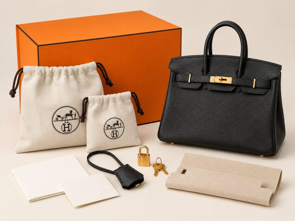 Hermès Mini Kelly 18 Epsom Schwarz – Gold-Hardware – Produktfoto 1