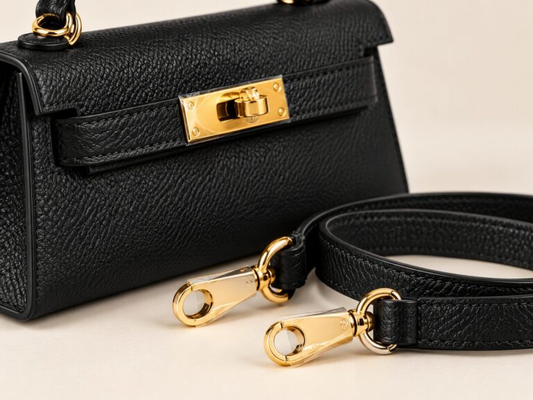 Hermès Mini Kelly 18 Epsom Schwarz – Gold-Hardware – Produktfoto 2