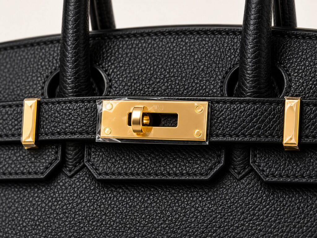 Hermès Mini Kelly 18 Epsom Schwarz – Gold-Hardware – Produktfoto 5