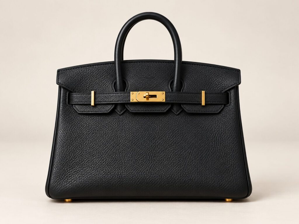 Hermès Mini Kelly 18 Epsom Schwarz – Gold-Hardware – Produktfoto 9